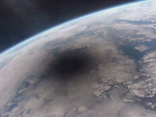 Eclipse desde el espacio
